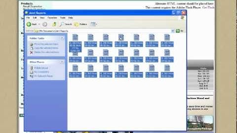 DataLogger® Recon - Downloading Joint Reports