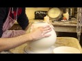 Hand thrown porcelain vase  matt horne pottery