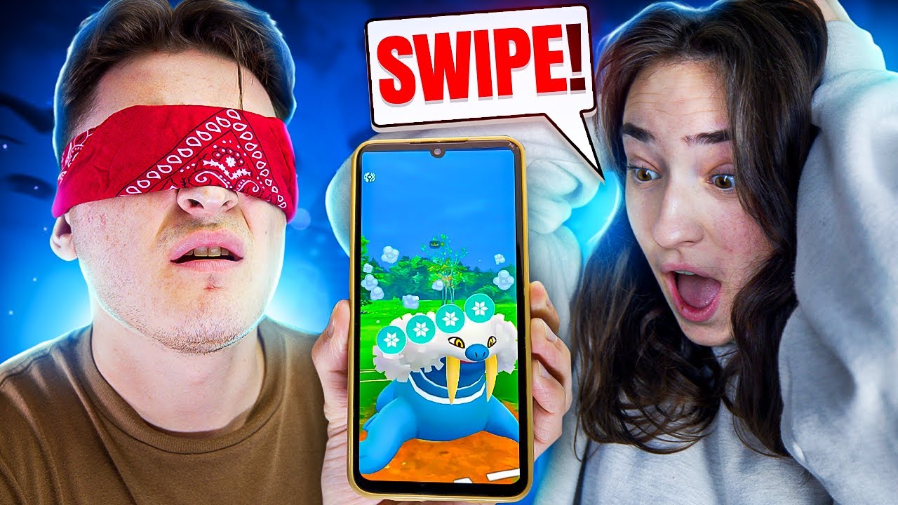BLINDFOLDED PVP CHALLENGE (feat. pokesister)