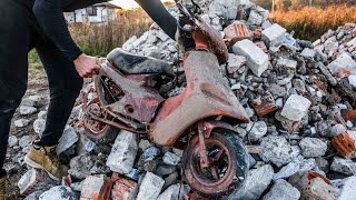 2Stroke Scooter YAMAHA edition Valentino Rossi  Restoration Abandoned minibike 49cc