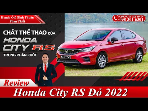Video Chi Tiết Honda City RS Đỏ - Giảm Tiền Mặt Mạnh Tại... - youtube
