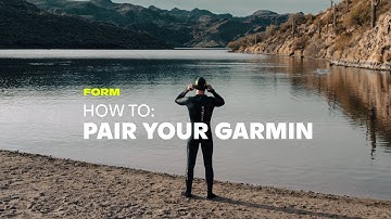 How to pair a Garmin smartwatch to your FORM goggles
