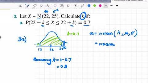 Normal distribution using TI Nspire CX