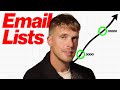 How to build an email list (full playbook)