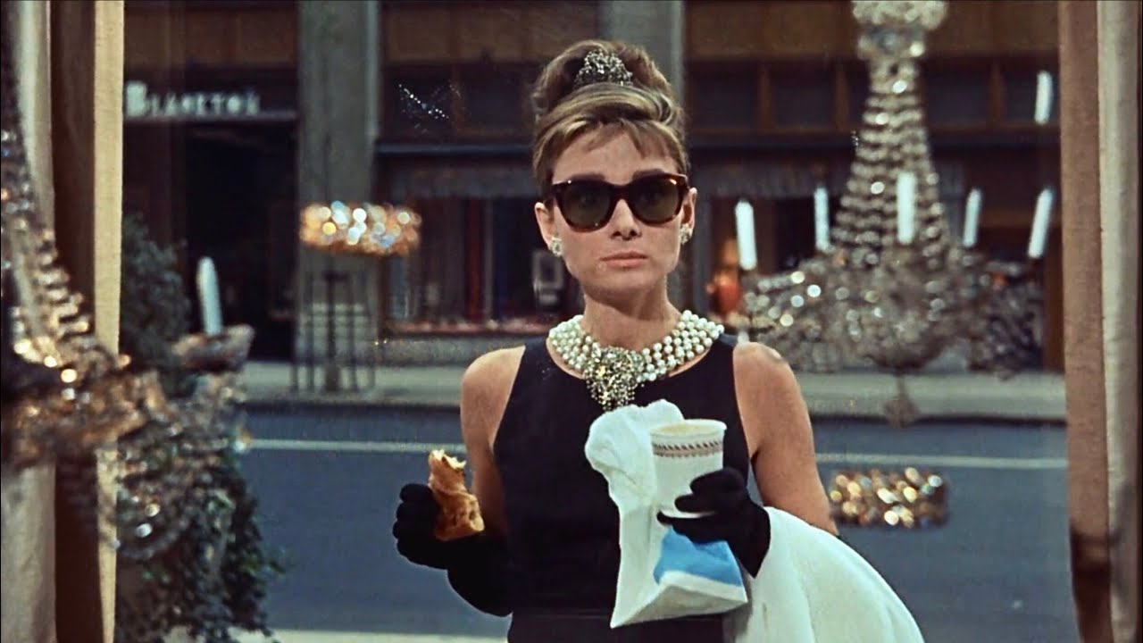 Audrey Hepburn's iconic opening scene from Breakfast at Tifanny's - YouTube