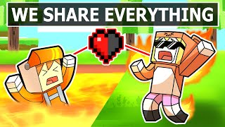 Minecraft but we SHARE EVERYTHING by Socksfor1 8,961,826 views 1 year ago 10 minutes, 18 seconds