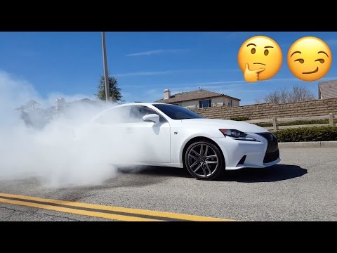 2014 LEXUS IS250 BURNOUT!!!