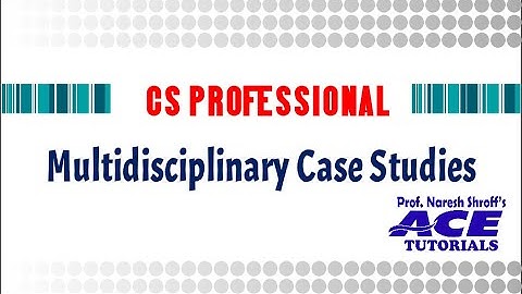 Multidisciplinary Case Studies | CS CLASSES | PROFESSIONAL | CS COACHING