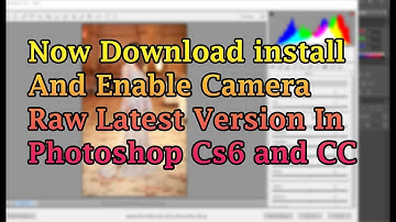 How To Download, Install and Enable Camera Raw Filter In Photoshop CS6/CC