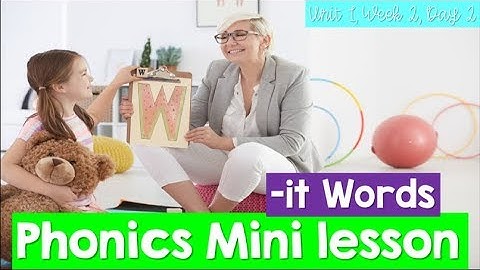 Phonics Mini Lesson Unit 1, Week 2, Day 2