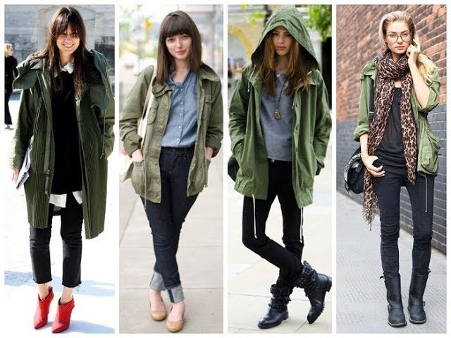 Different ways to style the military/army green jacket | Pink Street | Military  Jacket Trend - YouTube