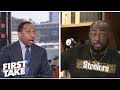 Mike Tomlin calls out Stephen A. during interview about Steelers defense | First Take | ESPN