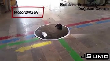 New Senju Fast Sumo Robot Tests