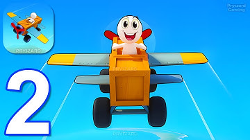 Fly Challenge - Gameplay Walkthrough Part 2 Crafting A Plane Sky Adventure (iOS, Android)