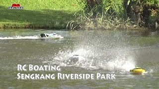 RC boating fun at Sengkang Riverside Park!