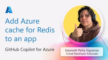 GitHub Copilot for Azure: Add Azure cache for Redis to an app