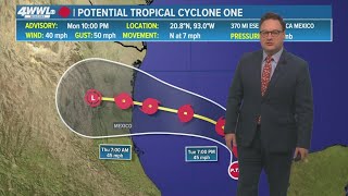 Monday 10 PM Tropical Update: Tracking P.T.C. One