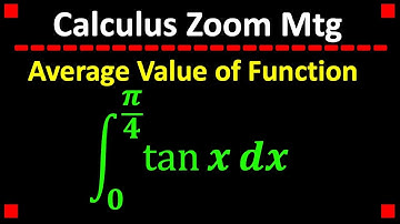 Finding the Average Value of a Function in Calculus 1