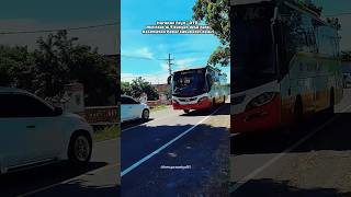 Bus Harapan Jaya ATB melintas di area Tikungan desa Janti kecamatan Papar kabupaten Kediri 🚍‼️