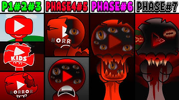 All Phases in New Incredibox Sprunki Oc of YouTube: From Phase 1 to Phase 7