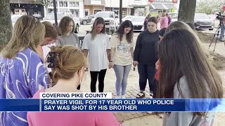 Prayer vigil for 17-year-old police say was killed by little brother