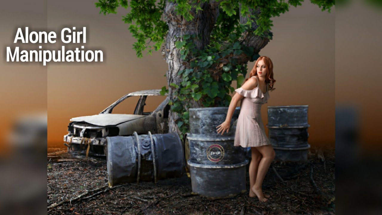 PS Touch Editing Tutorial | Alone Girl Photo Manipulation Tutorial