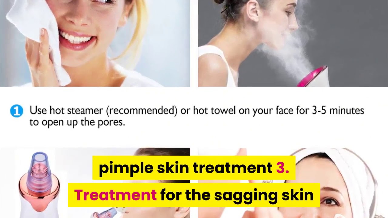 face clean pore vacuum blackhead remover skin care acne pimple removal YouTube