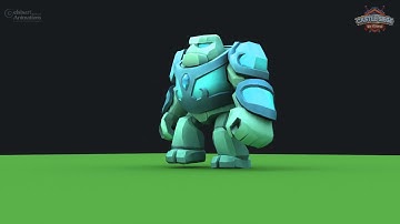 Golem - 3D Animations - Low Poly Game Characters