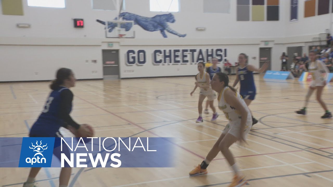 Nova Scotia and Sask. square off in U16 basketball at NAIG | APTN News