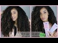 Vegan Curly Hair Routine ft. NOUGHTY HAIR CARE