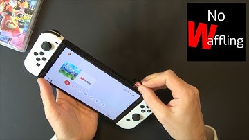 Nintendo Switch OLED Model - How to INSERT / REMOVE a Game Card