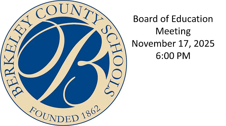 Board of Education Meeting--November 17, 2025
