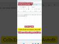 Day 34- Don’t Use Cells.EntireColumn.Autofit |Why? | Best Method Explained #shorts #excel #podurusai