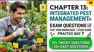 Integrated Pest Management Course: Chapter 13 Exam Questions And Answers 2026