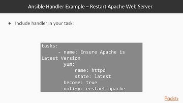 Practical Ansible Solutions: Basics of Handlers and Variables|packtpub.com