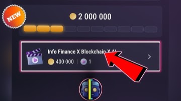 Info Finance x Blockchain x Al | Tapswap Code #tapswapcode