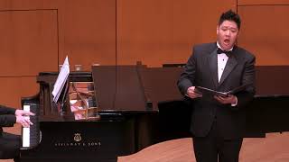 Tenor Jungho Bae Oh! loss of sight...Total eclipse from 'Samson' by G. F. Handel