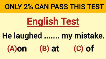 Mixed English Grammar Test | Only 2% Can Pass This Test | English Grammar Challenge 
