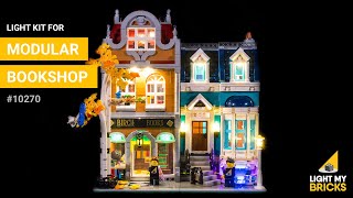 LEGO Bookshop #10270 - Light Kit - Light My Bricks