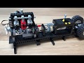 LEGO Technic Drivetrain 3-Cylinder | Manual Gearbox | Working Differential