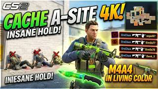INSANE 6-SEC 4K HOLD ON CACHE! 🟢 | CS2 Highlights