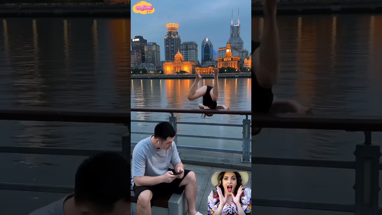 رمت نفسها وأراد انقاذها😂#اكسبلور #funny #كوميديات #comedy