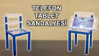 Ahşap Telefon - Tablet Standı Yapımı Wooden Phone Stand Diy Şap 