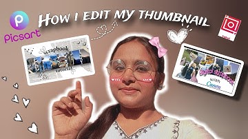How I edit My youtube thumbnail on phone|| easy aesthetic tutorial for beginners | shaguftaside|