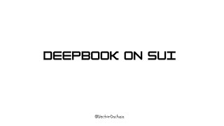 Celebrity DeepBook on Sui Profile