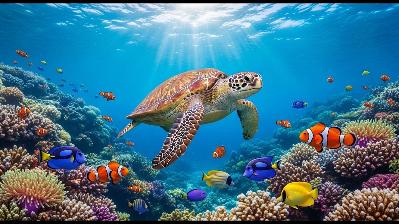 Música relajante y paisajes marinos 🎵 Calma la mente y elimina el estrés profundo