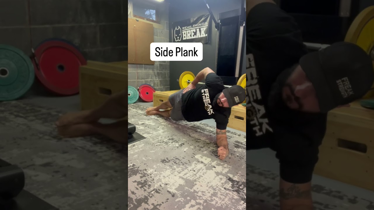 Plank series - front, side, reverse
