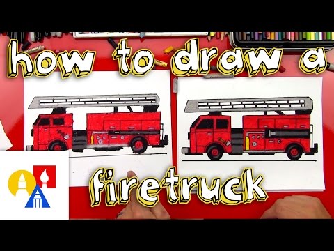 Video: How To Draw A Fire Truck