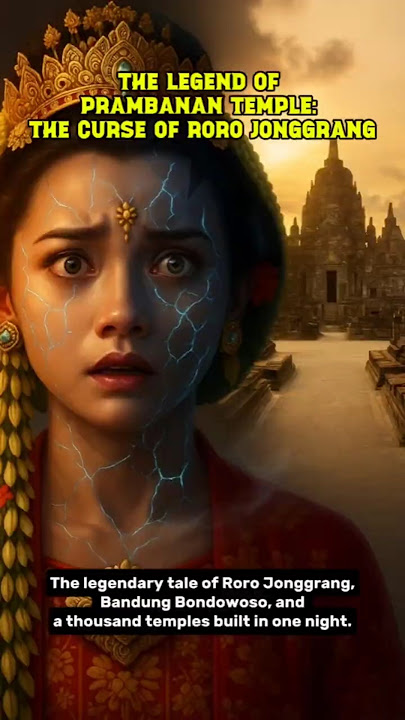 “Roro Jonggrang: The Betrayal that Built Prambanan” #shorts #legends #prambanantemple