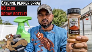 How To Make Cayenne Pepper Spray " Natural Homemade Bugs , Pests & Animals Repellent Spray